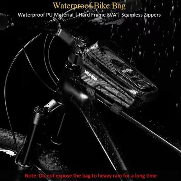 Bike Bags for Bicycles, Bike Accessories for Cycling Gifts for Men, Bicycle Bike - Picture 3 of 7